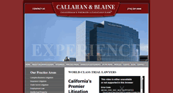 Desktop Screenshot of callahan-law.com