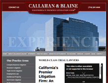 Tablet Screenshot of callahan-law.com